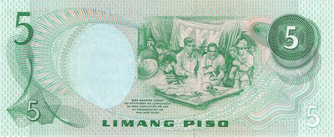 Philippinen 5 Piso 1978 p160c